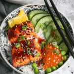 Spicy Sriracha Salmon Bowls