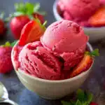 Strawberry Sorbet 6 Strawberry Sorbet