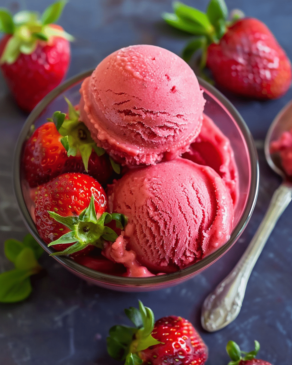 Strawberry Sorbet