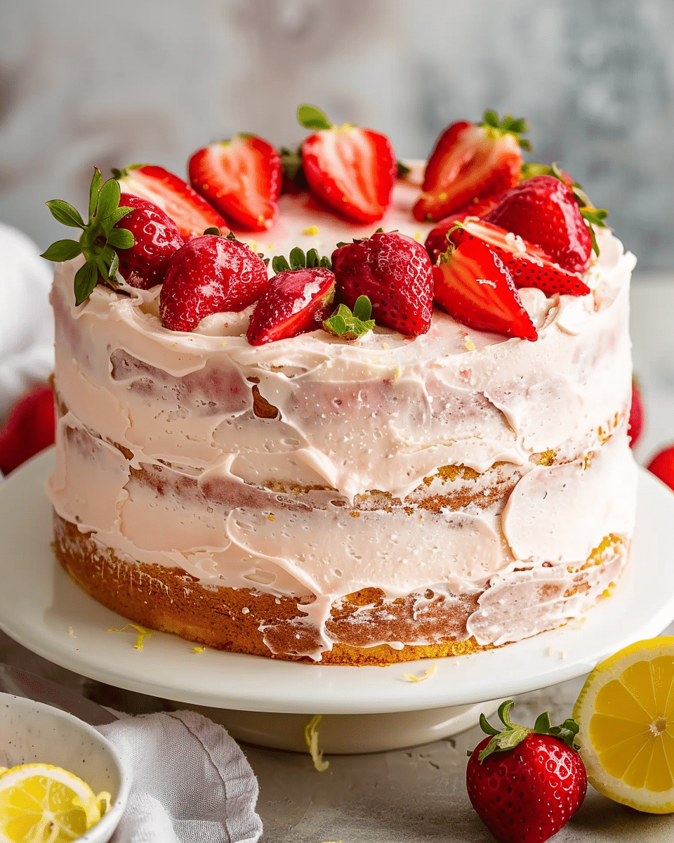 Strawberry Lemon Cake
