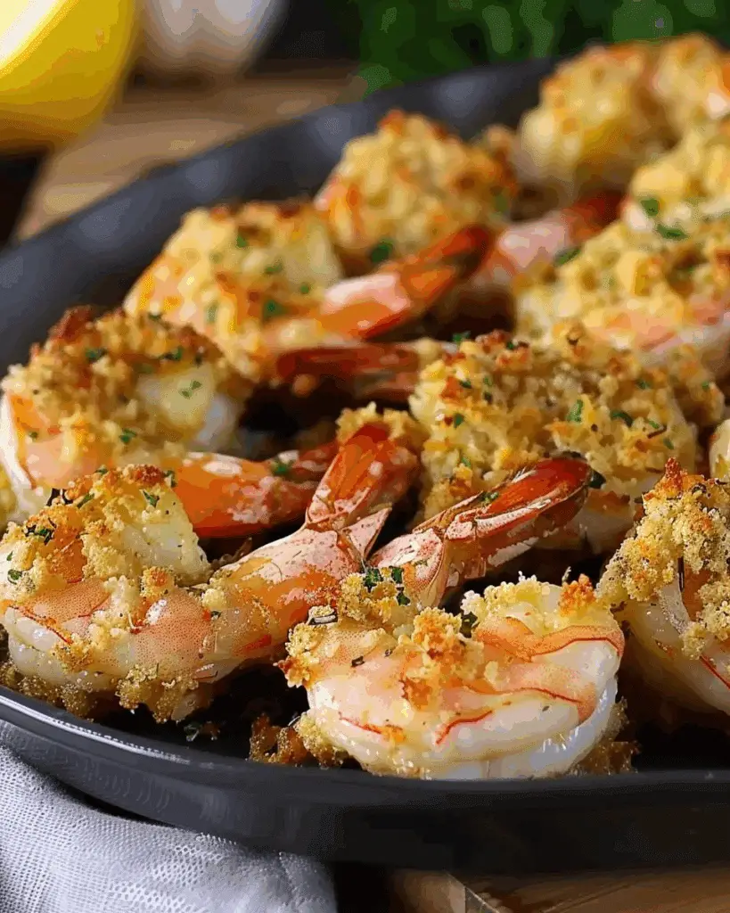 Stuffed Baked Jumbo Shrimp