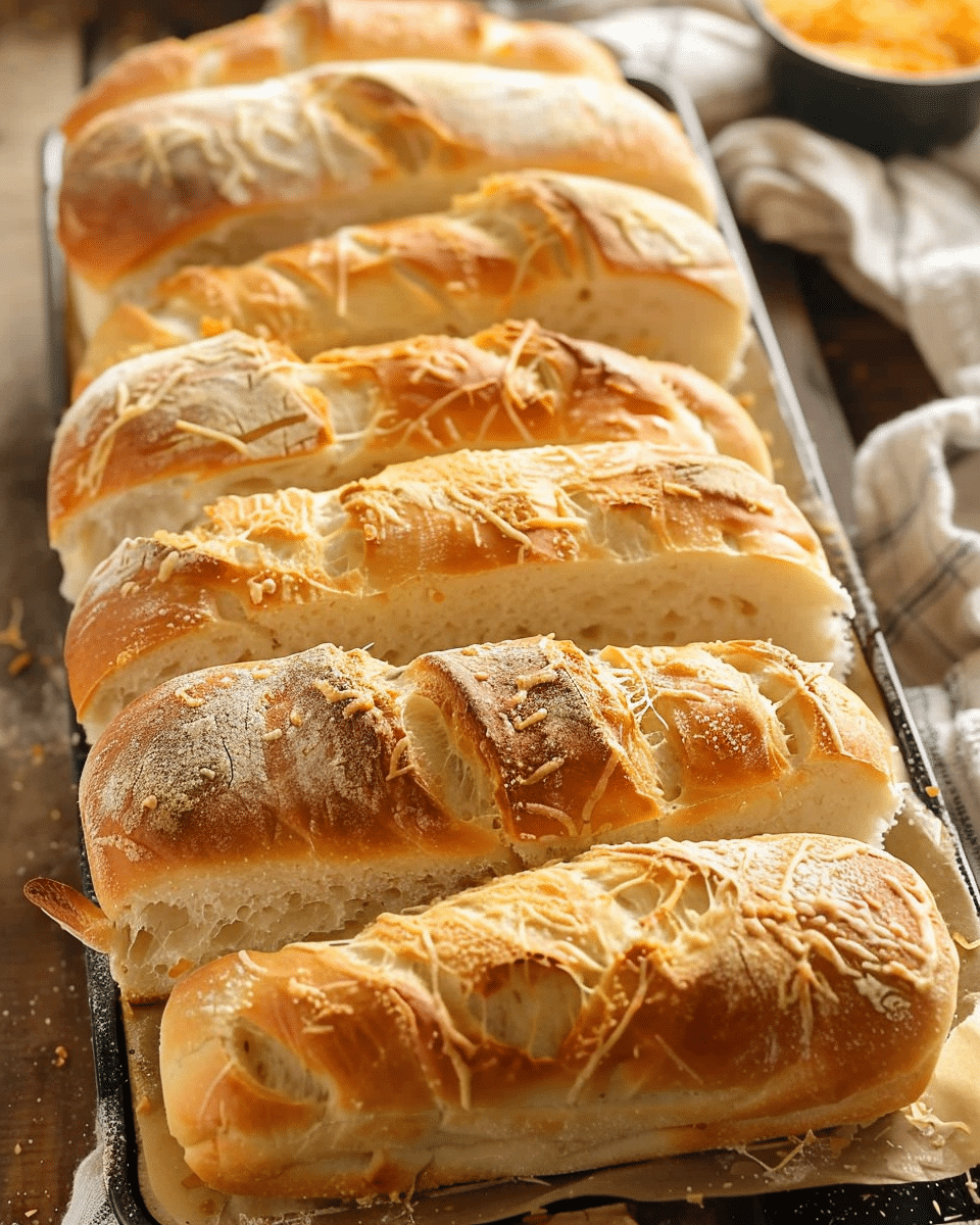Subway Bread Recipe (Italian Herb and Cheese)