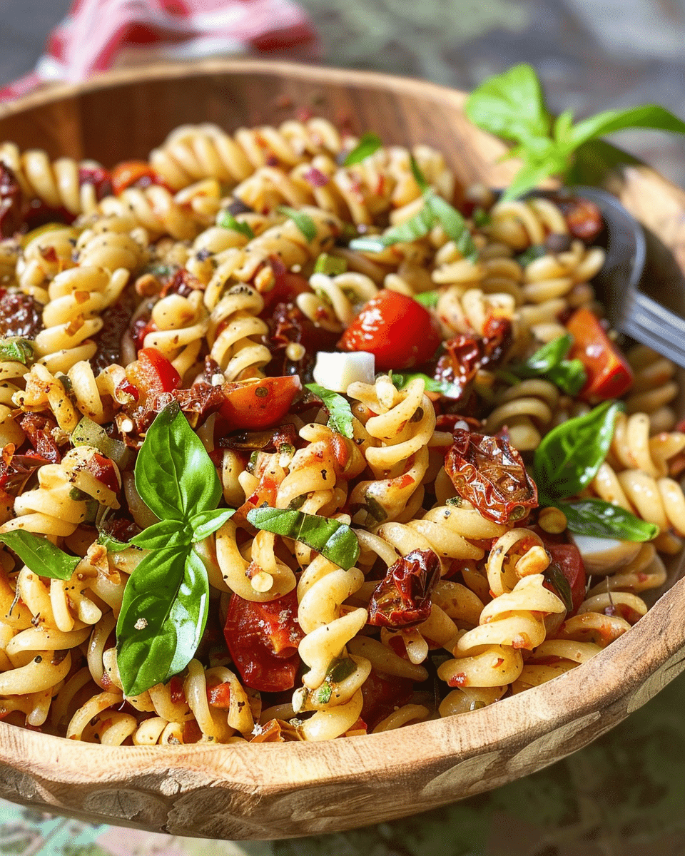 Sun-Dried Tomato Pasta Salad