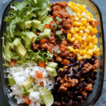 Taco Lunch Bowls with Turkey Taco Meat Recipe