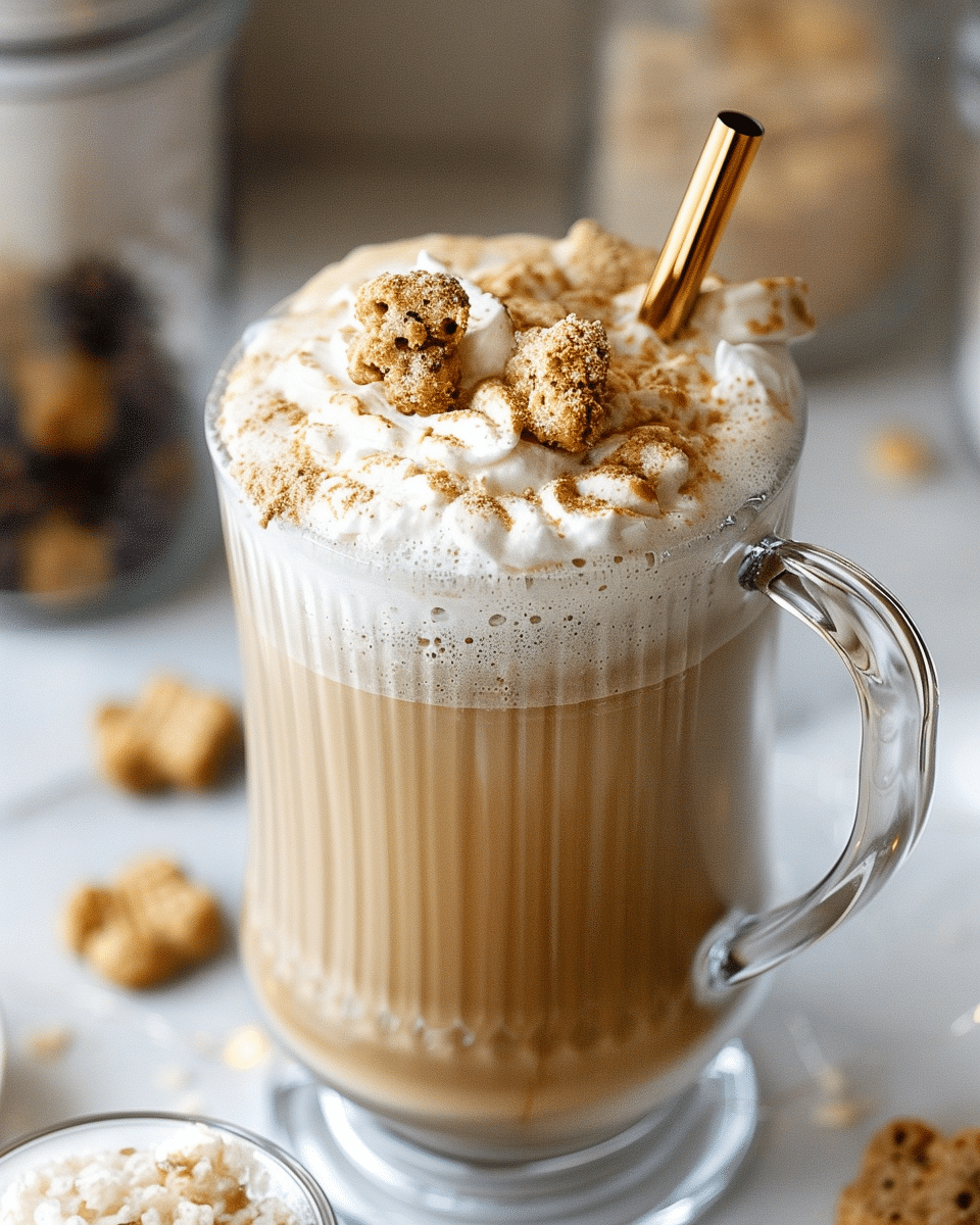 Viral Teddy Graham Latte Recipe