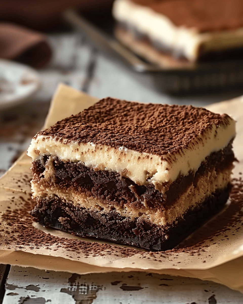 Tiramisu Brownies Recipe