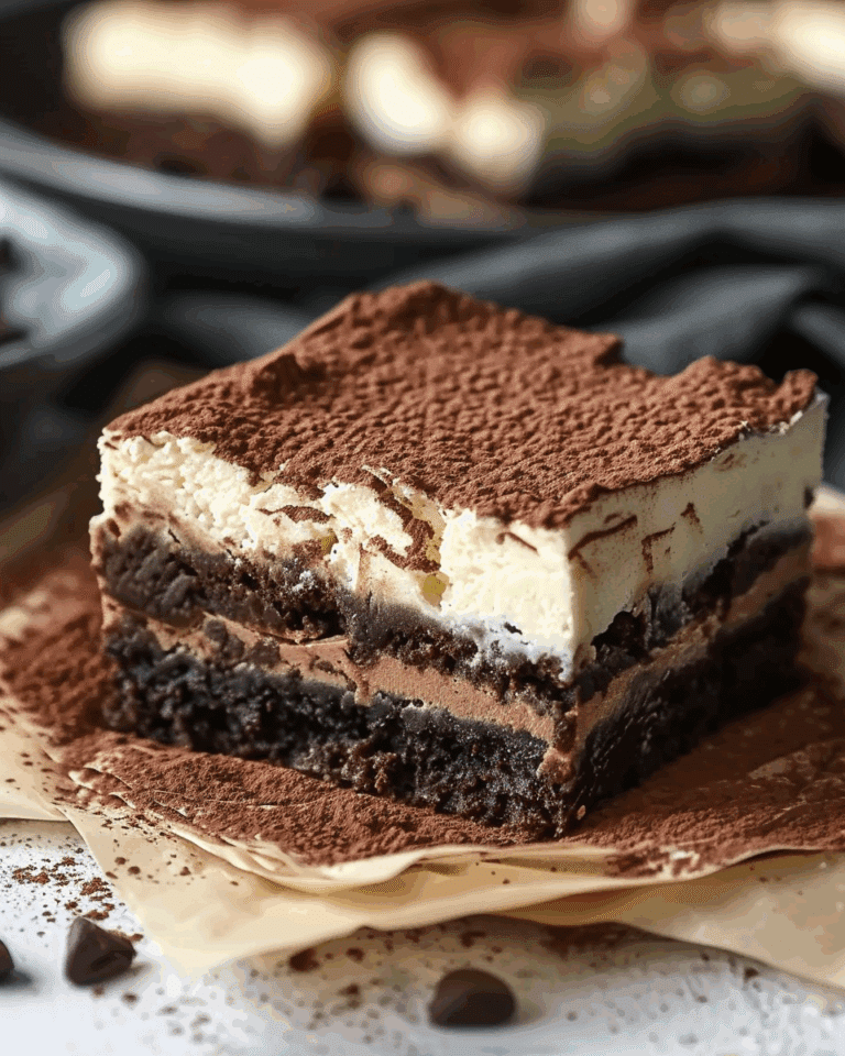 Tiramisu Brownies Recipe