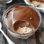 Vegan Peanut Butter Mousse (With a Chocolate Ganache!)