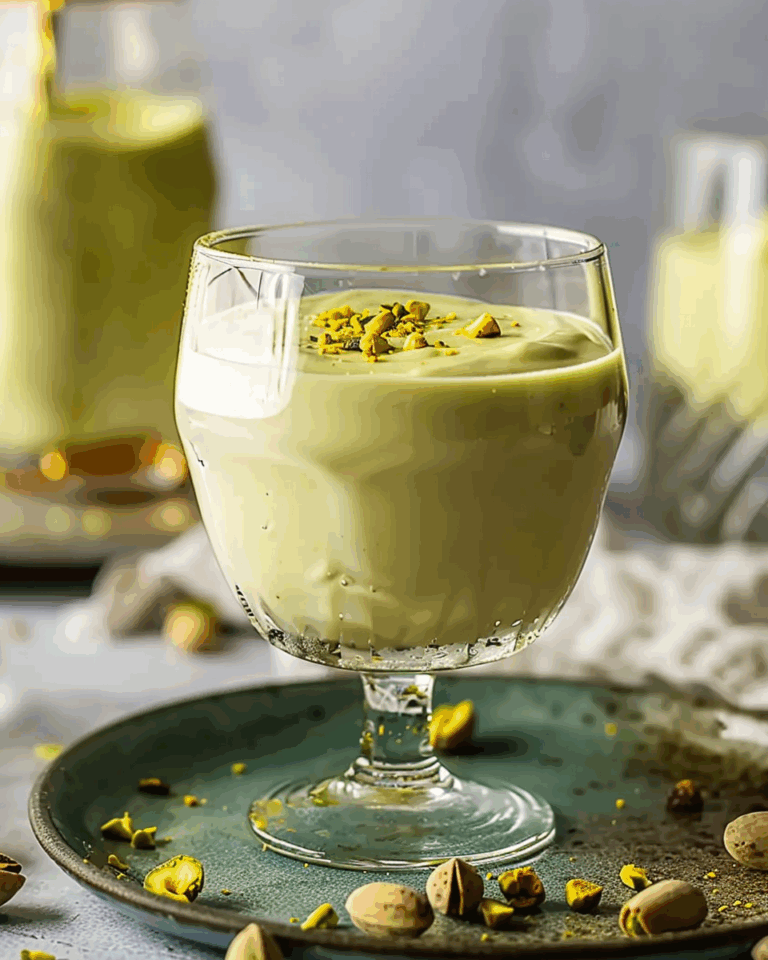 Homemade Pistachio Cream Liqueur (Dairy‑Free)