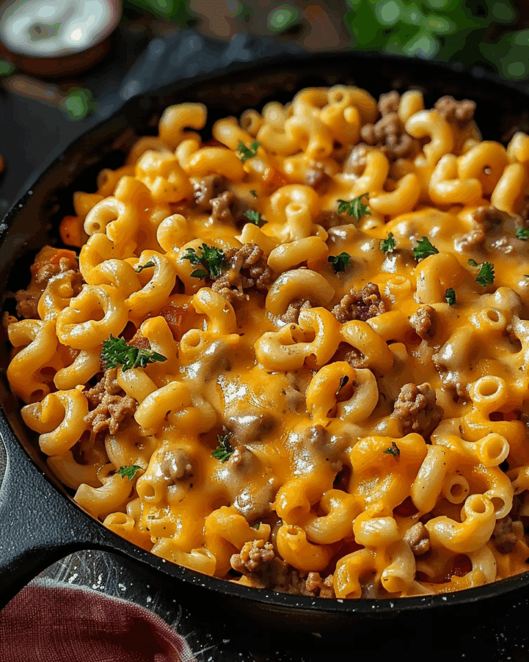 Easy Cheeseburger Macaroni Skillet in 30 Minutes