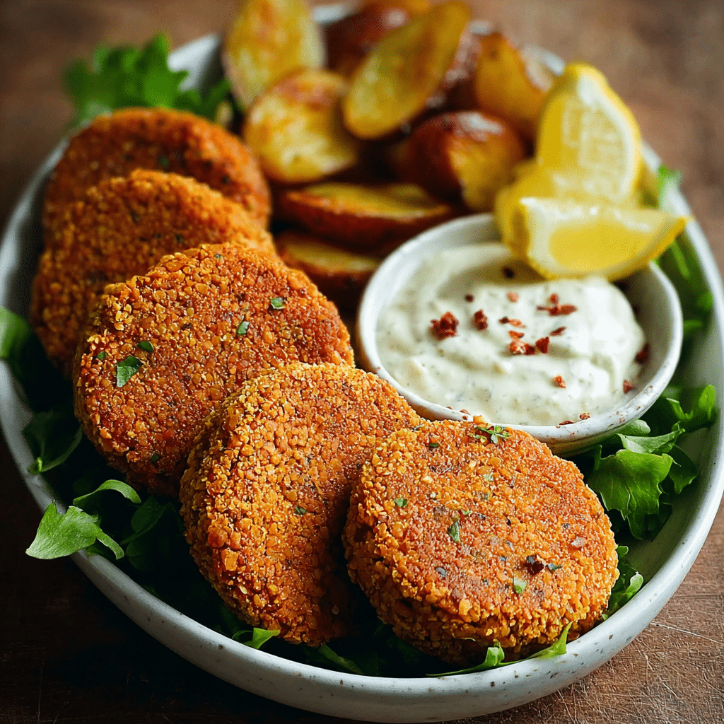 Easy 6‑Ingredient Lentil Burgers