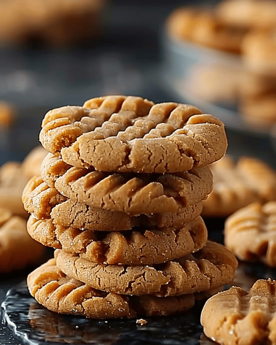 3-Ingredient Peanut Butter Cookies