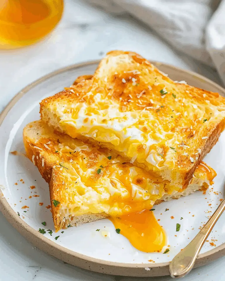 Air Fryer Egg & Cheese Toast