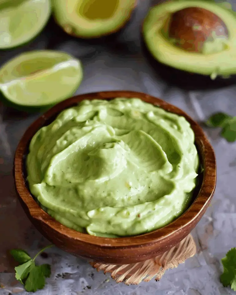 Avocado Lime Crema Recipe