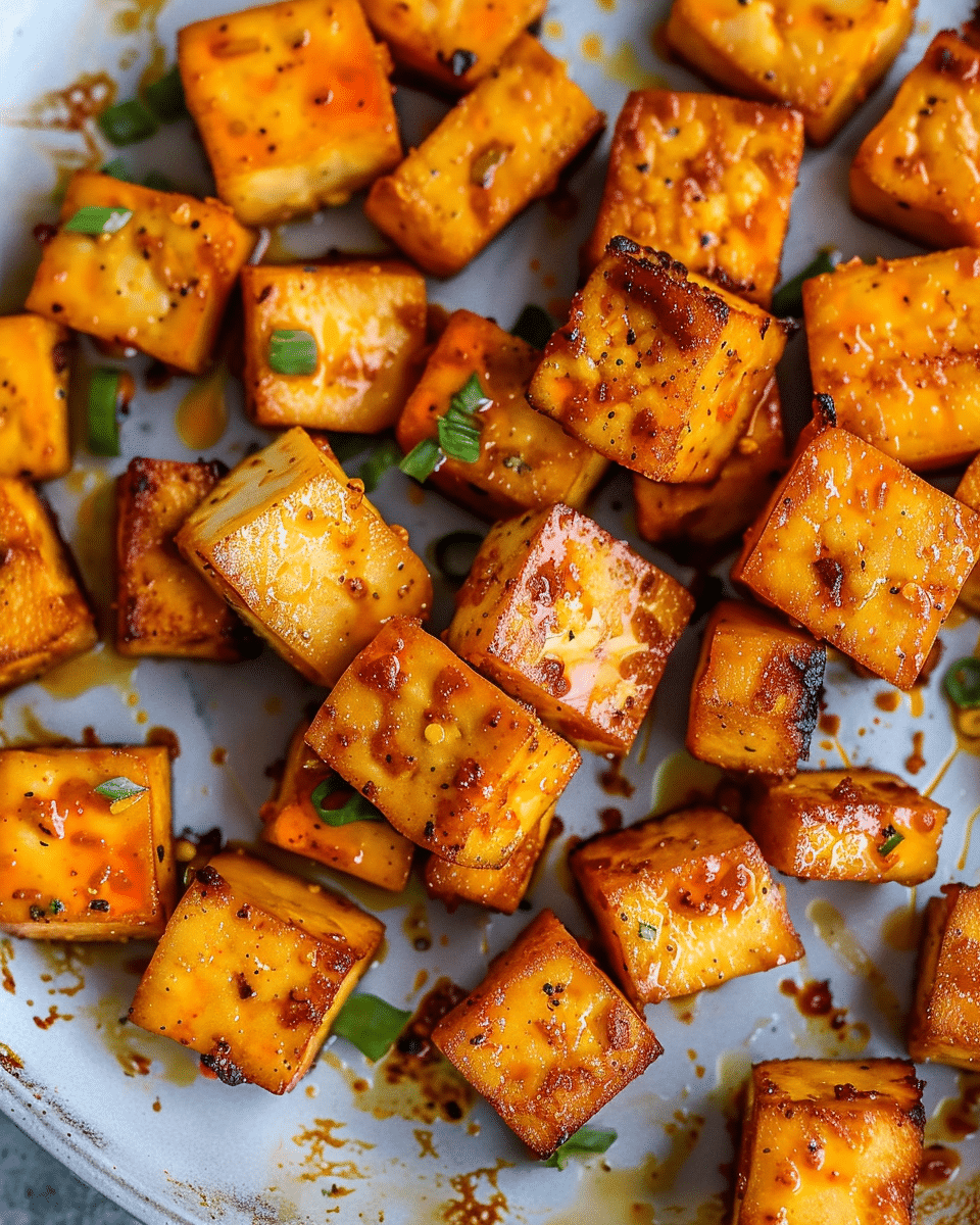 Crispy Buffalo Tofu In The Air Fryer (Easy Recipe)