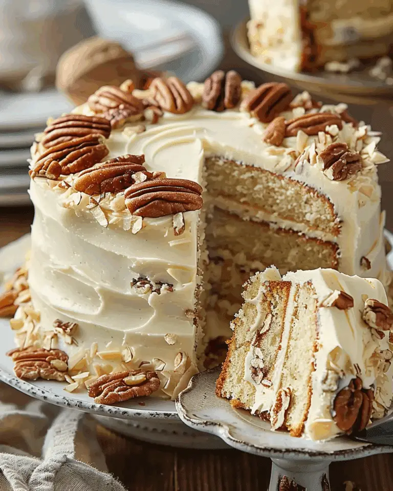 Decadent Butter Pecan Cake Recipe