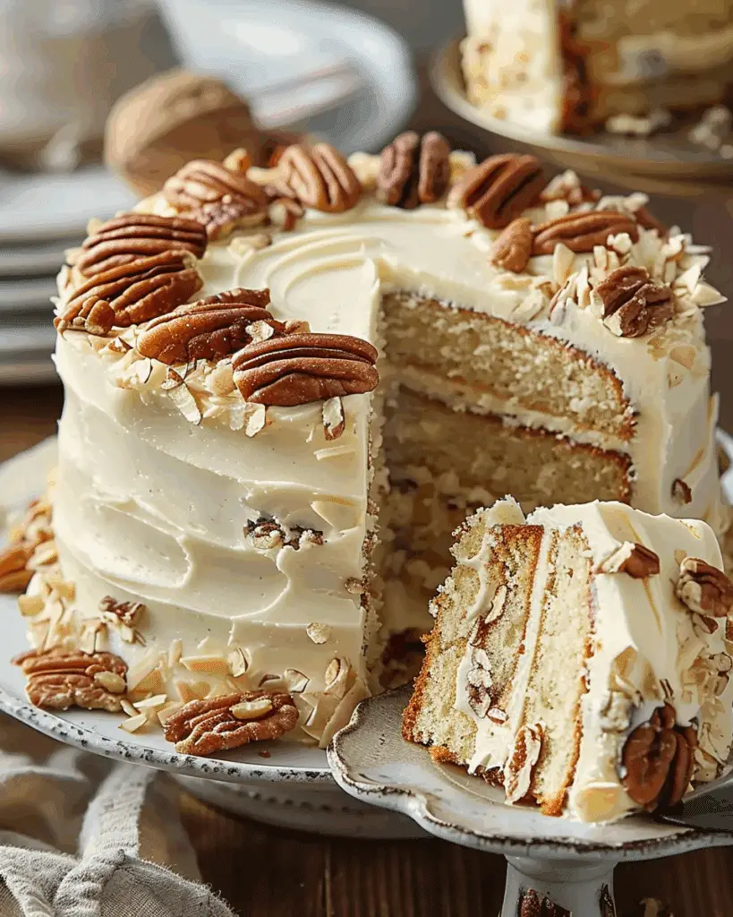 Decadent Butter Pecan Cake Recipe
