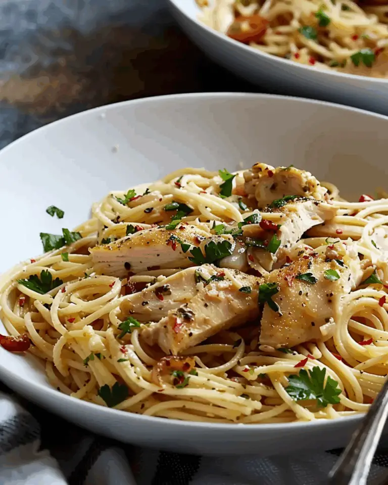 Chicken Scampi Pasta