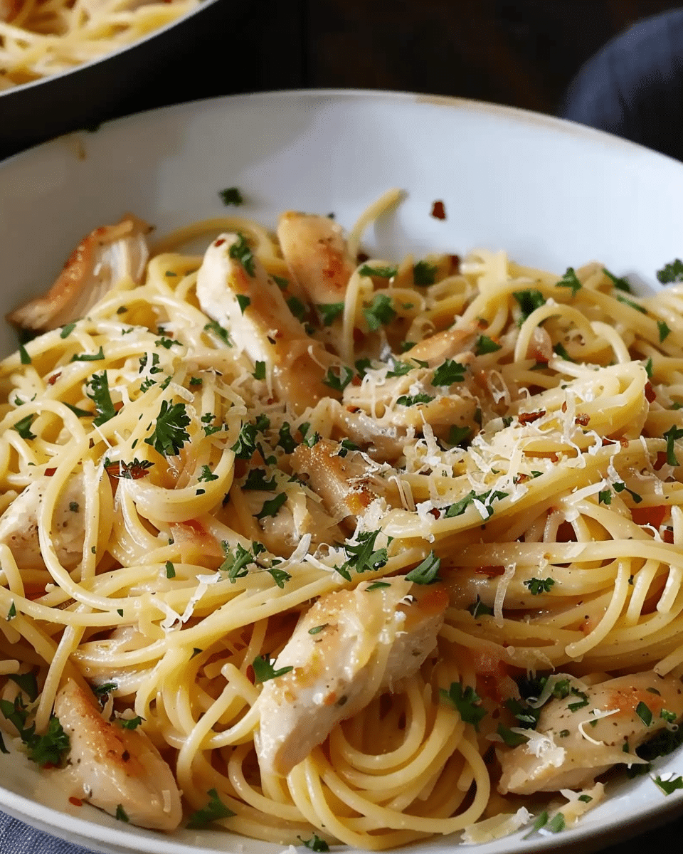 Chicken Scampi Pasta