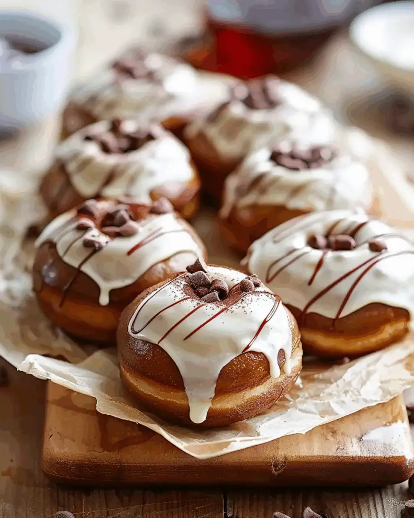 Chocolate Donuts Filled with Chocolate Cream: A Heavenly Treat