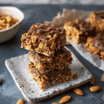 Chocolate Almond Butter Granola Squares Recipe