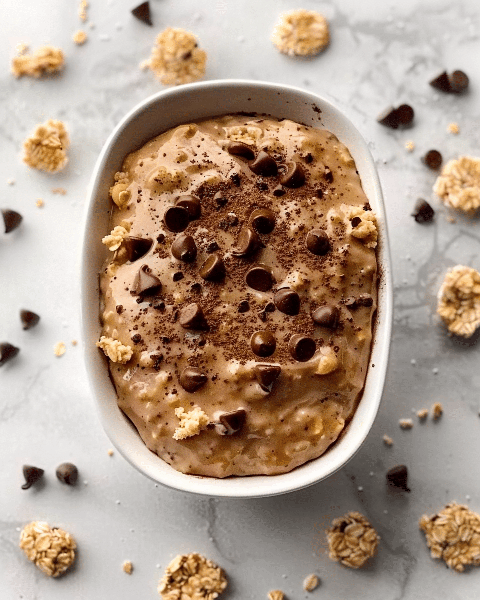 Cookie Dough Overnight Oats (Gluten Free & Vegan)