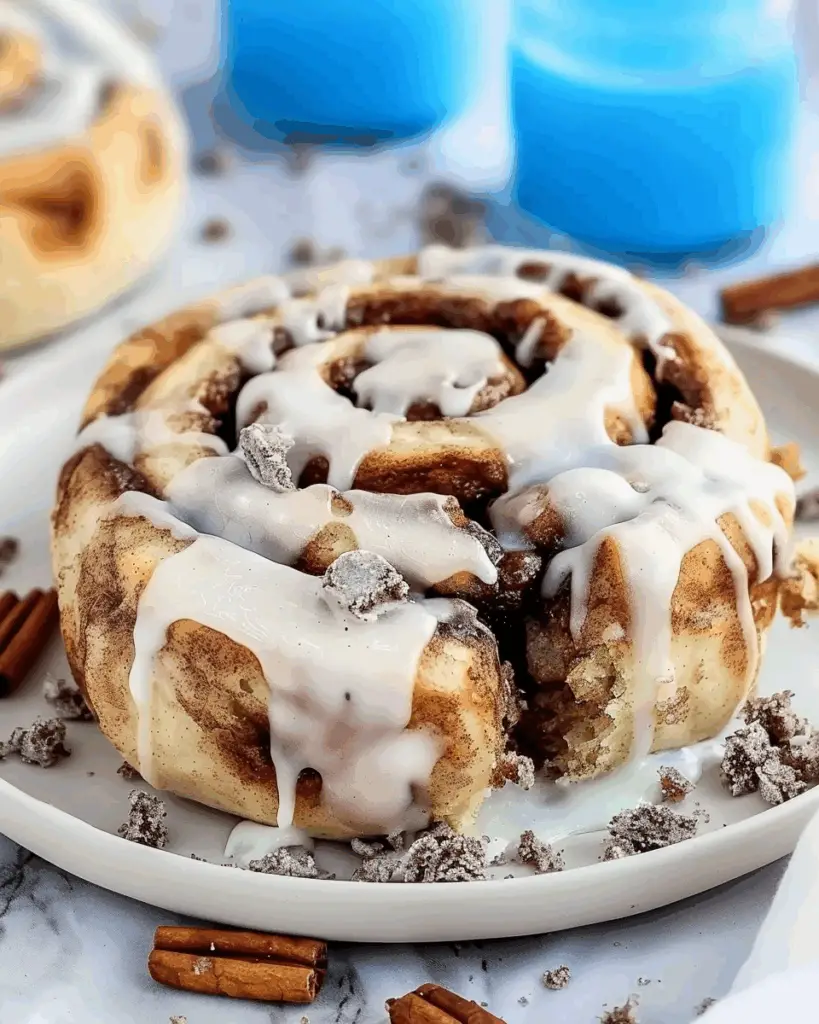 Cookie Monster Cinnamon Rolls Recipe