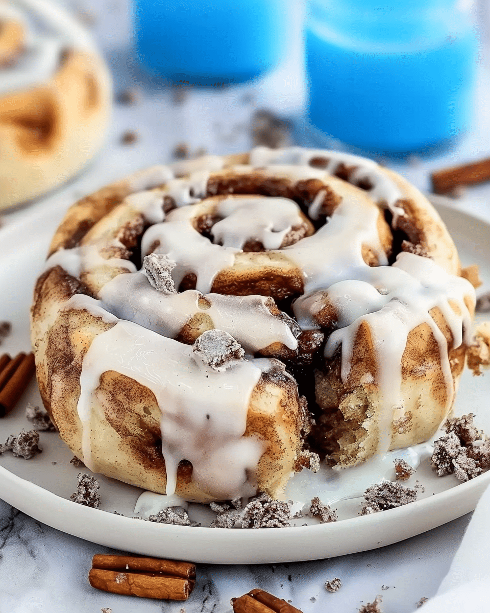 Cookie Monster Cinnamon Rolls Recipe
