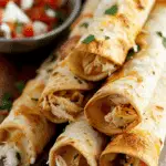Cream Cheese Chicken Taquitos