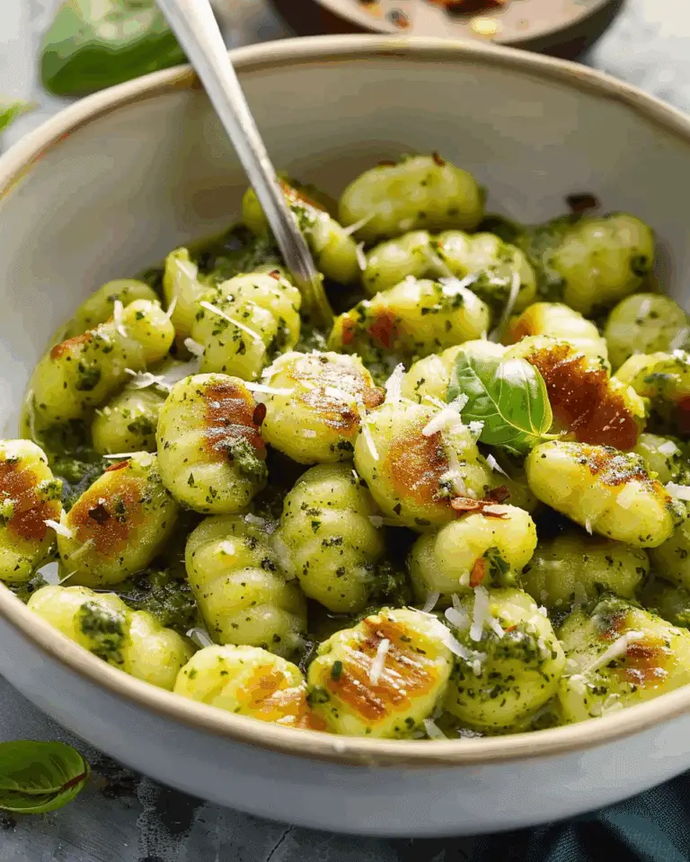 Creamy Pesto Gnocchi