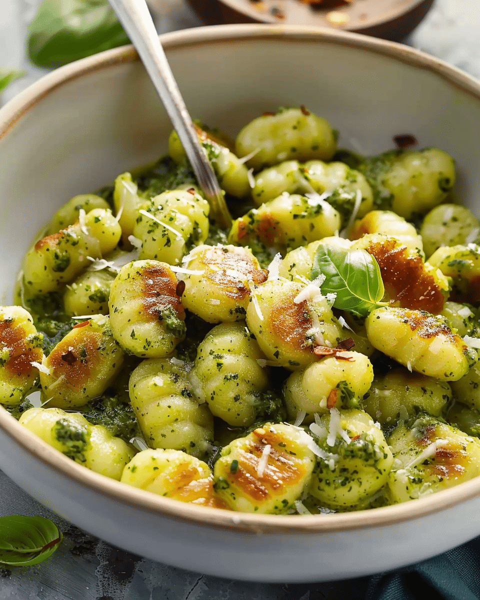 Creamy Pesto Gnocchi