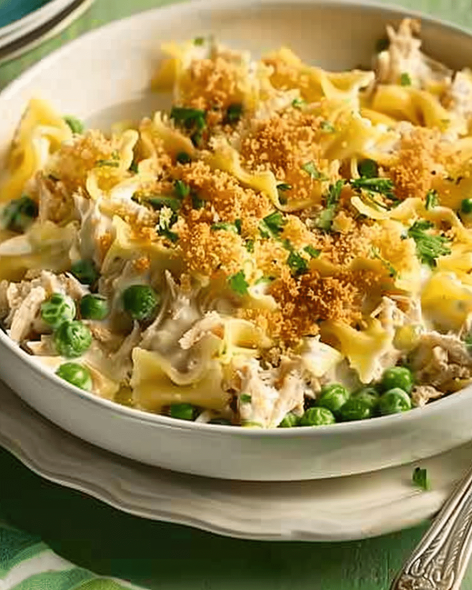 Creamy Tuna Noodle Casserole Recipe