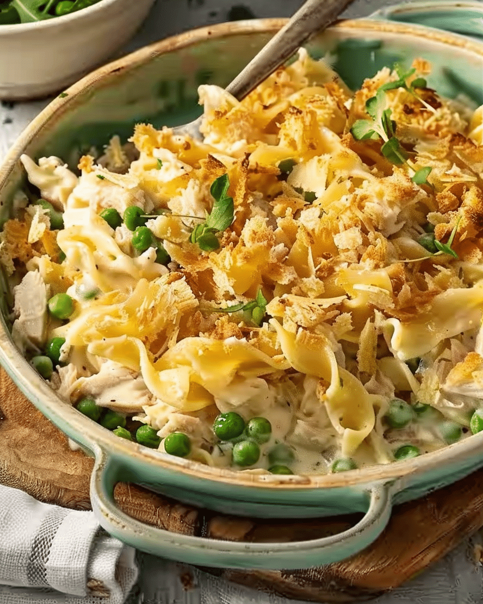 Creamy Tuna Noodle Casserole Recipe