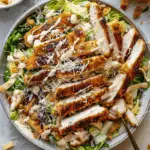 Caesar Slaw With Crispy Chicken