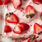 Easy Fresh Strawberry Sheet Cake