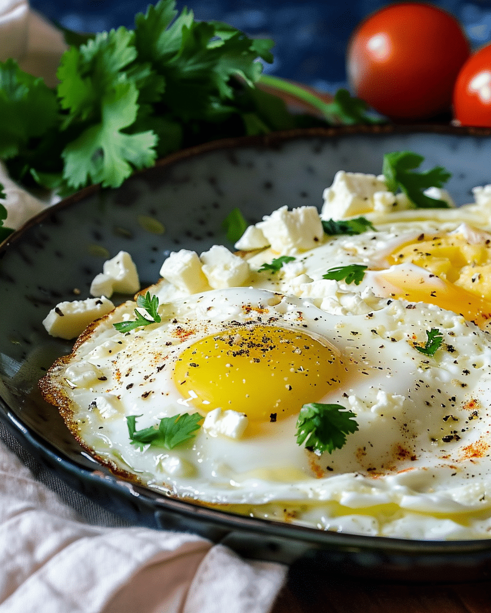 Feta Fried Eggs