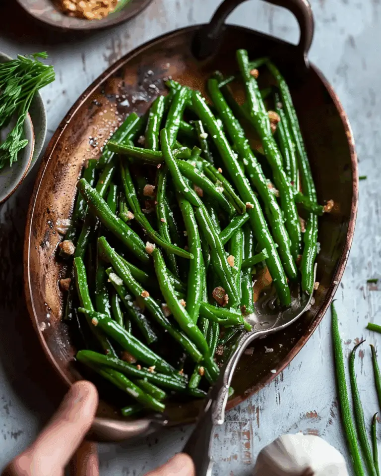 Garlic Butter Green Beans Recipe