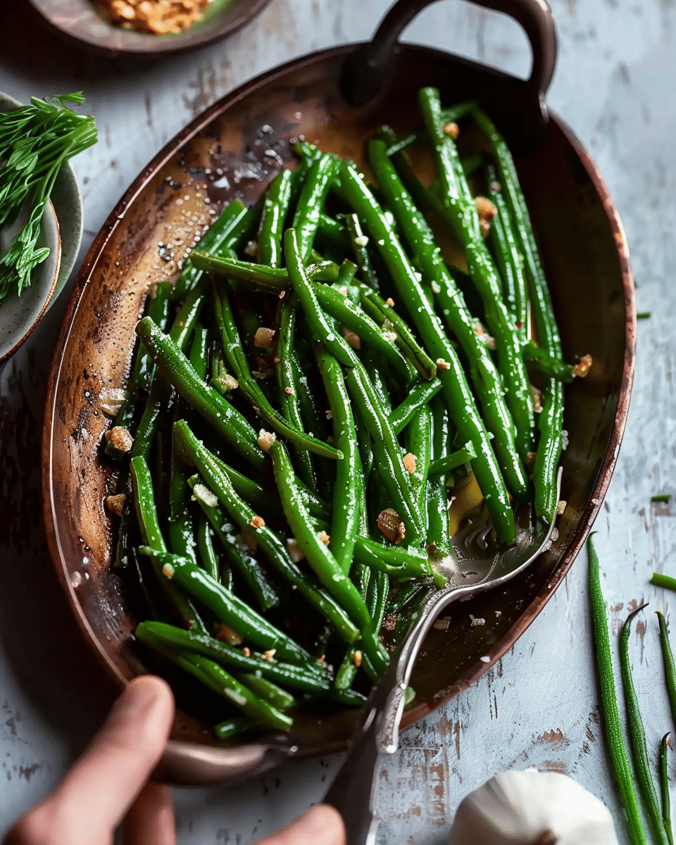 Garlic Butter Green Beans Recipe