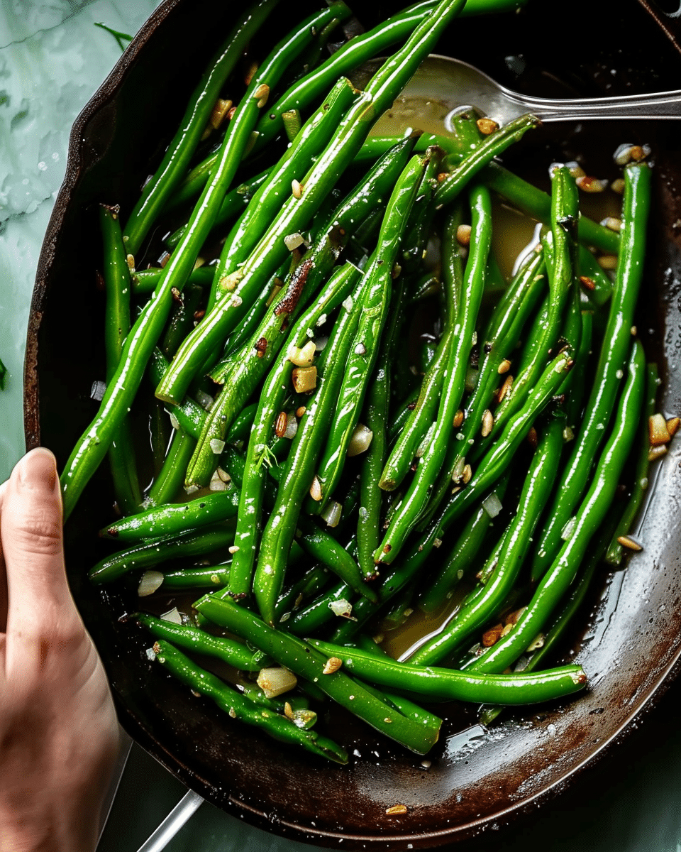 Garlic Butter Green Beans Recipe