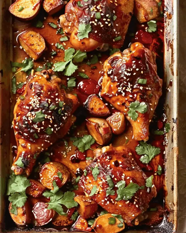 Hoisin Sriracha Sheet-Pan Chicken