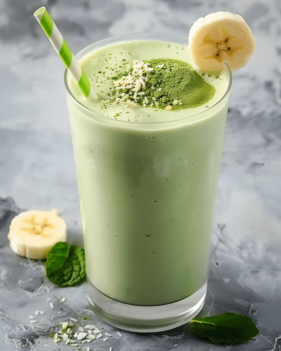 Banana Matcha Smoothie