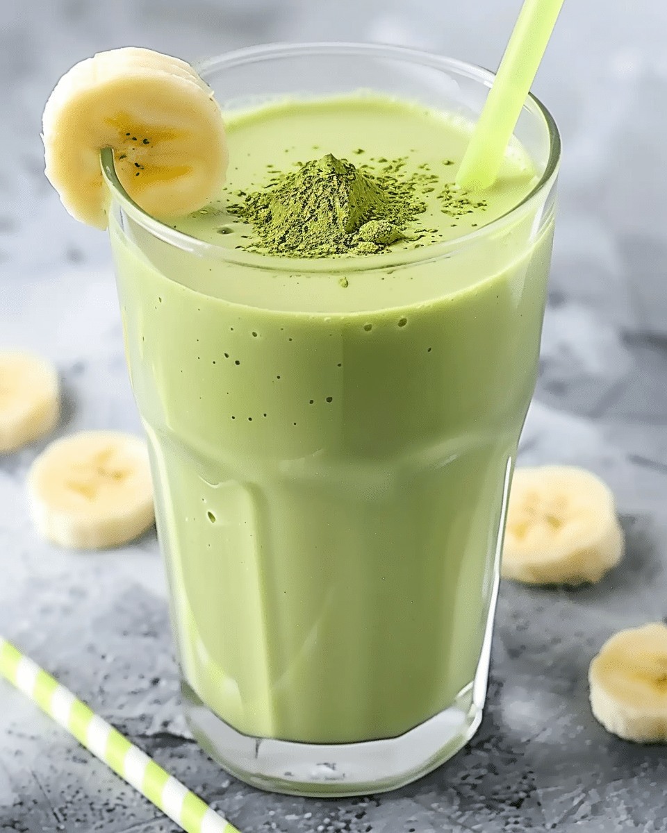Banana Matcha Smoothie