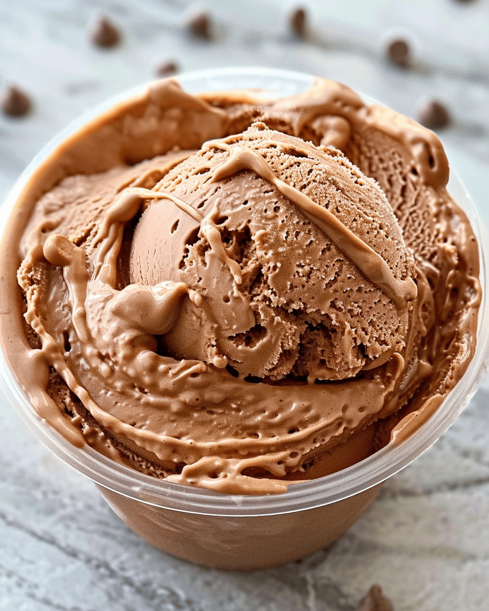 Keto Ninja Creami Chocolate Peanut Butter Ice Cream