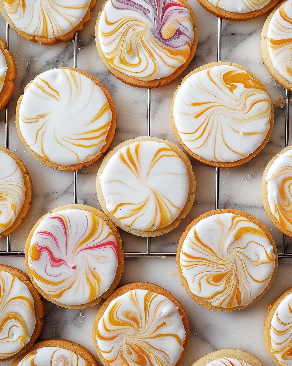 Marbled Sugar Cookies