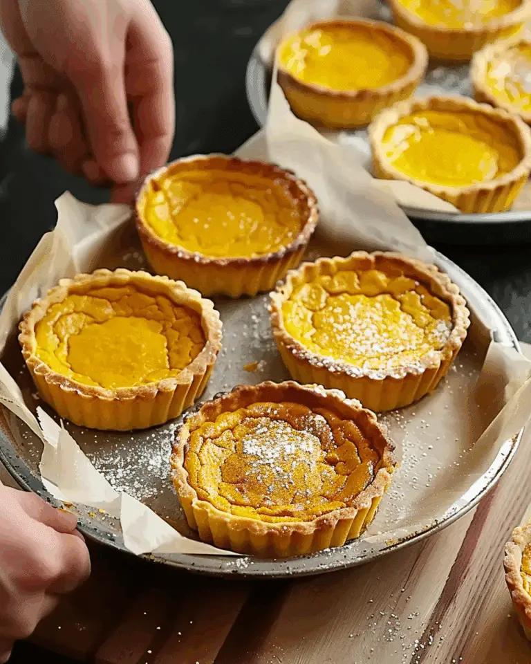 Mini Pumpkin Tarts Recipe