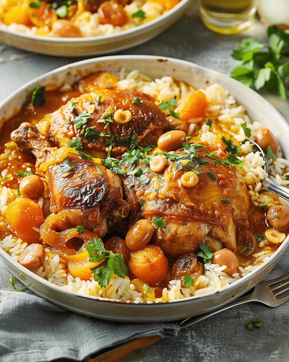Moroccan Apricot Chicken