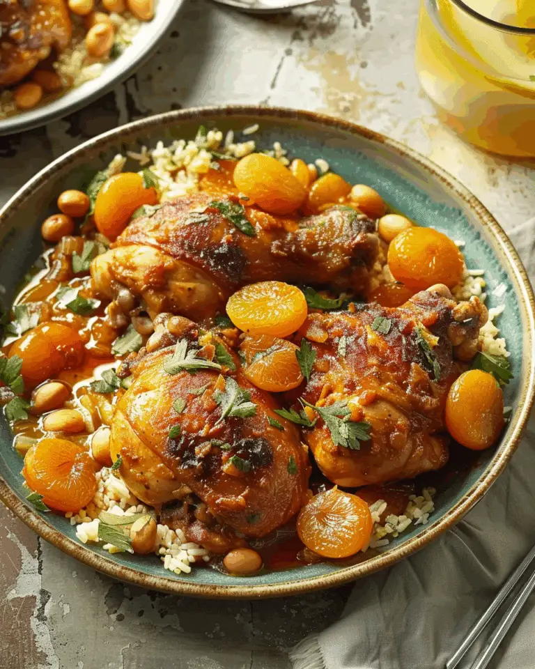 Moroccan Apricot Chicken
