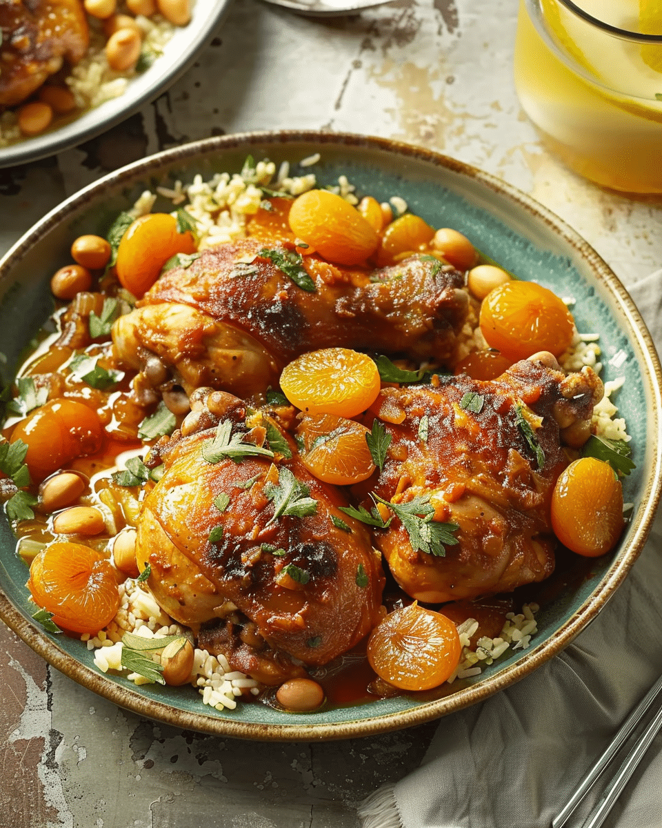 Moroccan Apricot Chicken