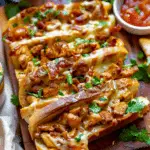 Nachos Bread With Creamy Chicken