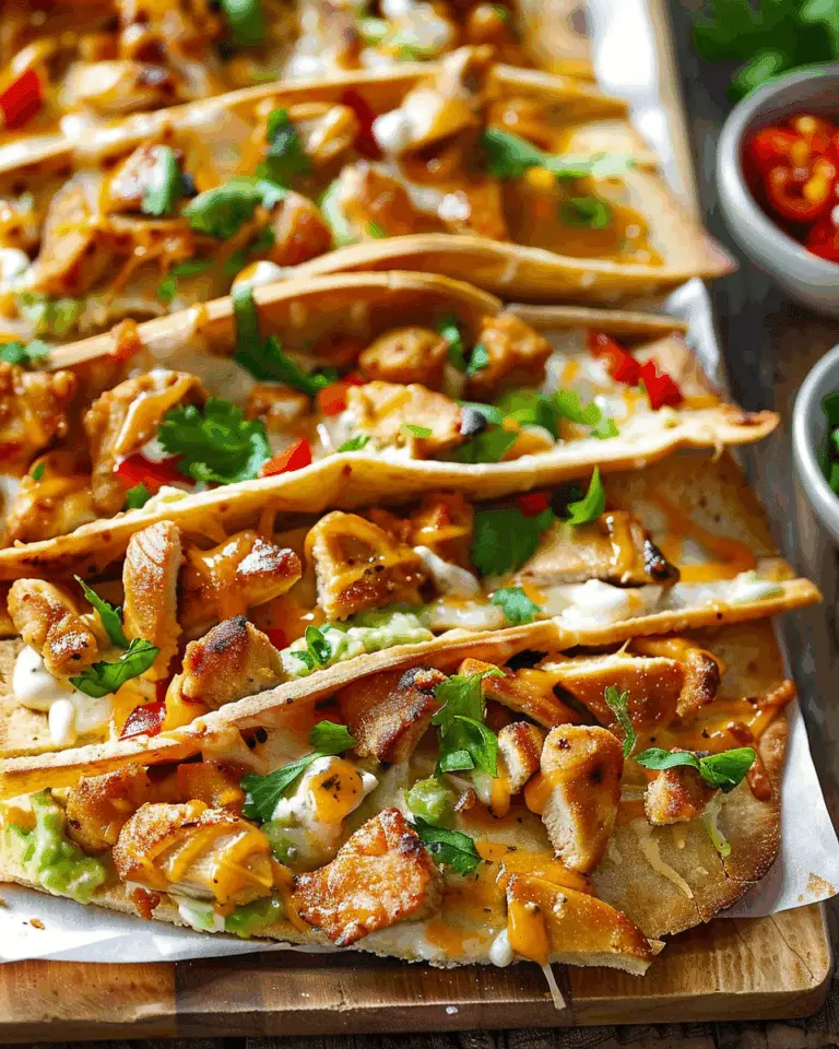Nachos Bread With Creamy Chicken